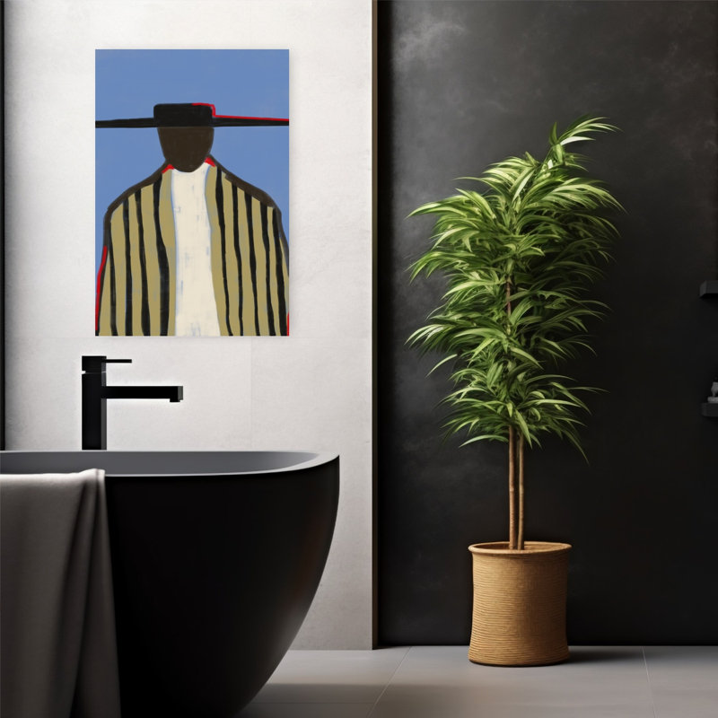Art contemporain contemporain, H 48 po x l 32 po