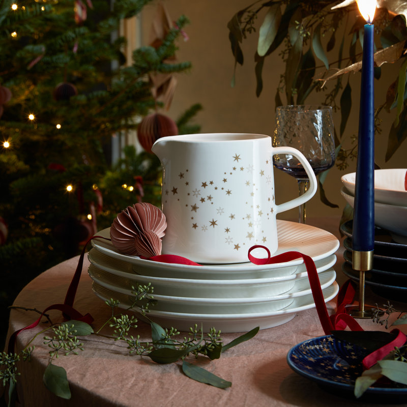 Porcelain Stars Sauce Jug