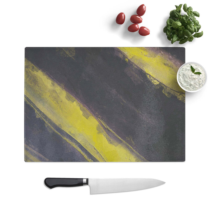 Tempered Glass Chopping Board, 39 cm W x 28.5 cm L