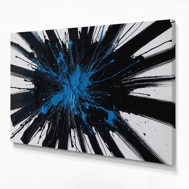 Art mural sur toile Neo Expressionism 66, H 11 po x l 14 po
