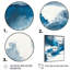«Through The Sapphire Blue Clouds V», reproduction sur toile-2024640595-2024640592