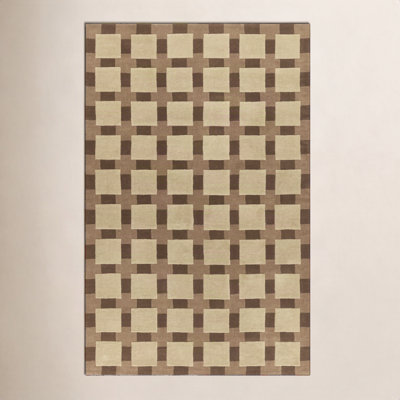 Bauhaus Hand-Tufted Geometric Rug