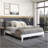 Queen Platform Bed - White