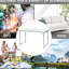Table de camping pliante réglable en hauteur 47 po - Léger, portable, pour le garage, pique-nique, léger portable réglable, espaces intérieurs
