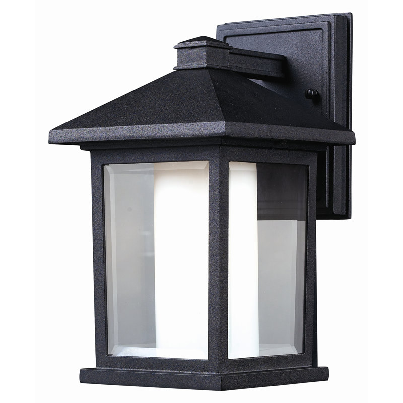 Anneliesse Wall Light, 14" H x 8" W x 9" D, Black