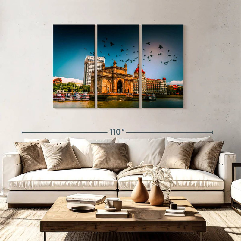 Vignette Tergel Gateway Of India, H 48 po x l 74 po