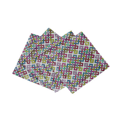 Infinity Knot Cotton Sateen Cocktail Napkins
