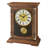 Roman Numeral Alder Solid Wood Quartz Movement / Crystal Tabletop Clock in Brown
