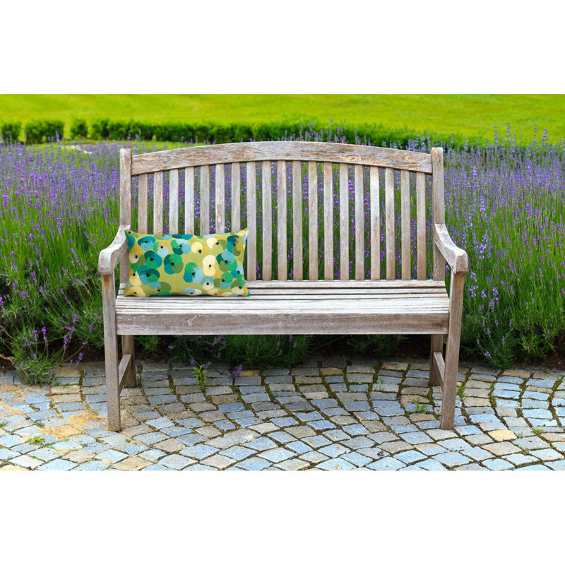 Vision II Pansy Lumbar Pillow Cover and Insert, Lime