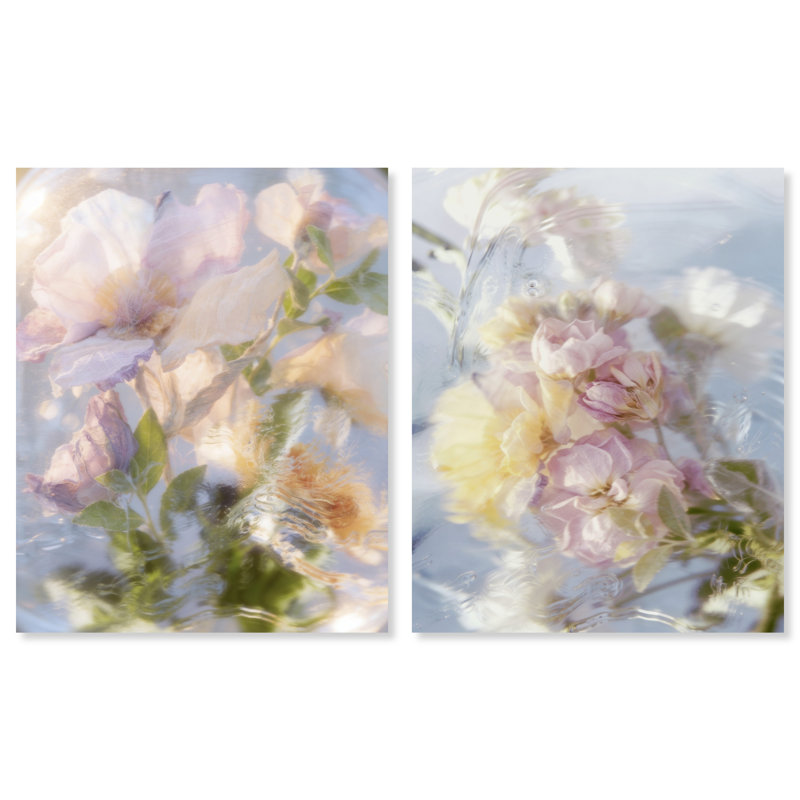 Floral Haze Set Set by Oliver Gal, 30"H x 36"W, Gallery Wrapped