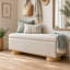 Banc de rangement avec plateau relevable Modern