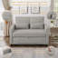 2 Seater Linen Sofa Bed-822710169