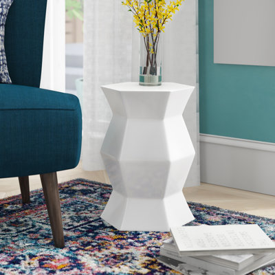 Debrorah Ceramic Accent Stool