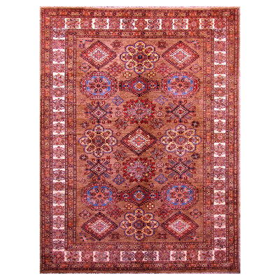KASEKAZAKSIIV Hand Knotted Wool Area Rug