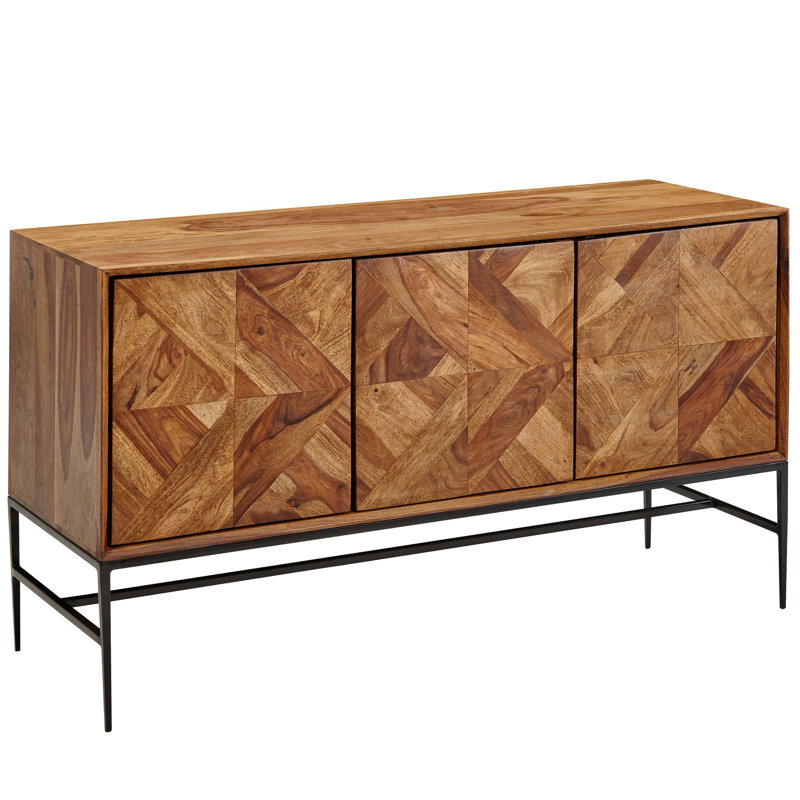 Bisham 123cm Solid Wood Sideboard