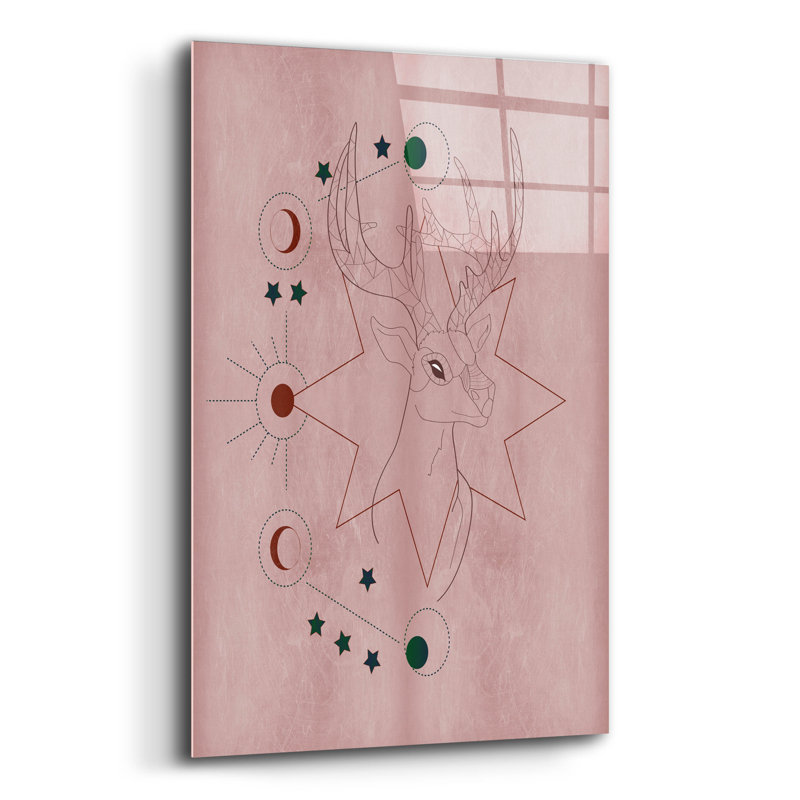 «Mystic Deer» par Sabrina Balbuena, H 24 po x l 16 po x P 0,2 po