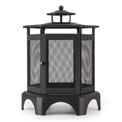 Steel Charcoal and Wood Burning Pagoda