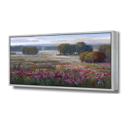"The Color Field" Framed Canvas Art Print