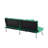 Futon Convertible Sofa Bed with Metal Legs-1297058532