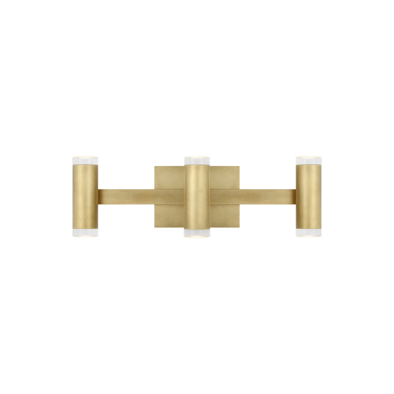 Dobson II 3-Light Bath, Hand Rubbed Antique Brass