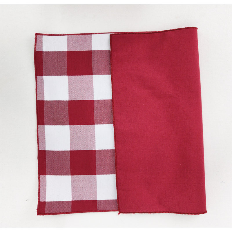 Napperon 20 "Kellman, Rouge/blanc