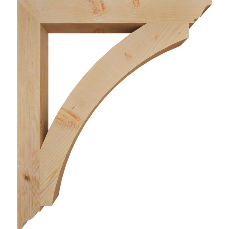 Thorton Traditional Bracket, 40"H x 3.5"W x 34"D, Douglas Fir (Smooth)