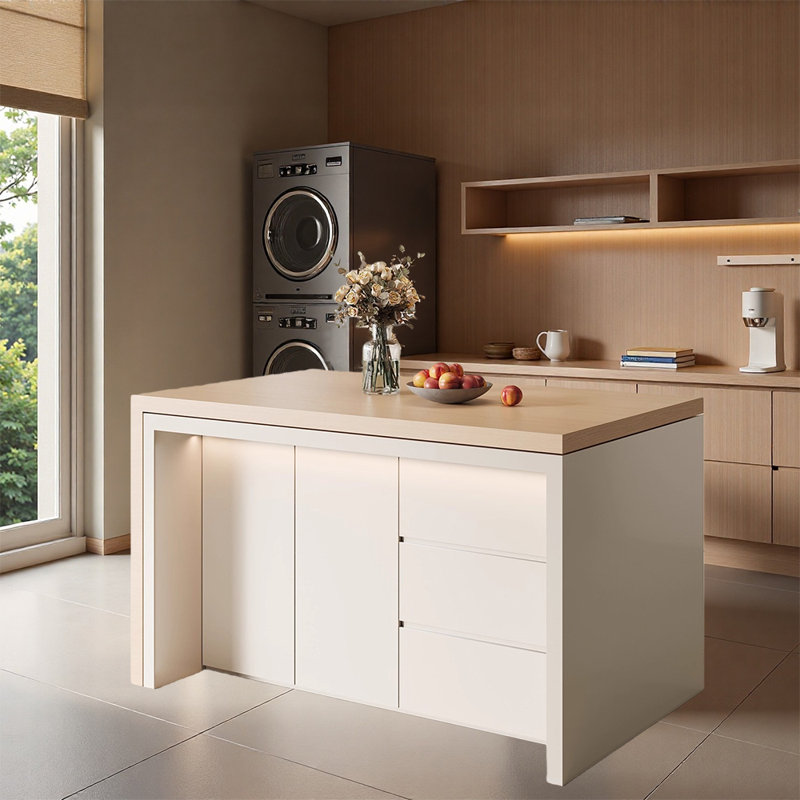 Elegant Stylish Multifunctional Kitchen Island Practical for Kitchens Living Rooms Dining Areas Breakfast Nooks