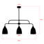 3 - Light Pewter Kitchen Island Pendant