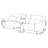 Khaki Genuine Leather Modular Sofa cushion couch