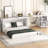 Queen Size Murphy Bed With Rotable Desk-1124510072