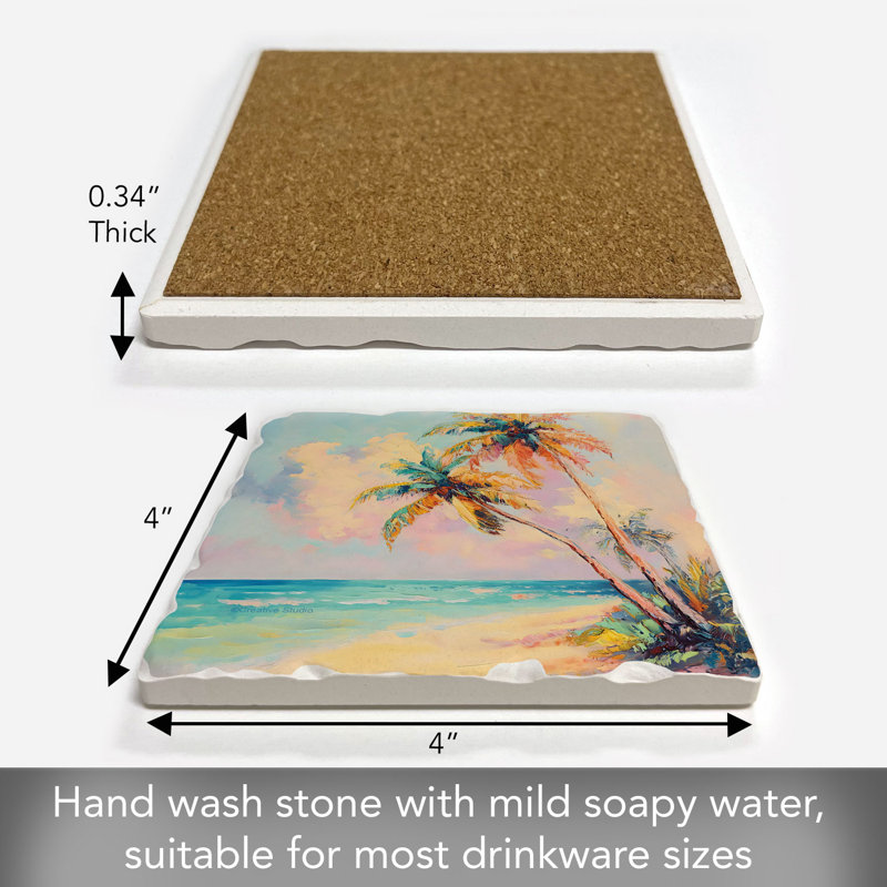Dessous de verre Coastal Scene