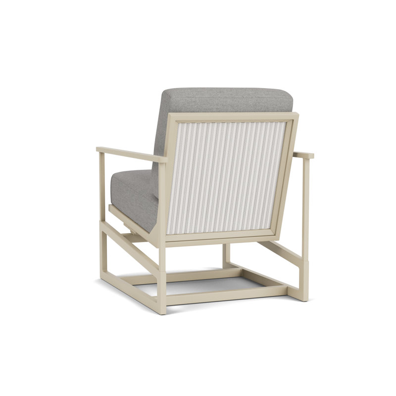 Summit Outdoor Rocker Chair, Linen, Demo Stone, White
