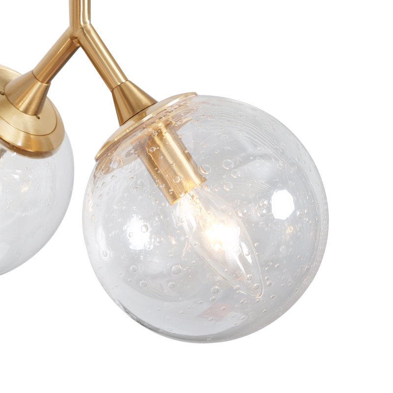 Luminaire suspendu 6 lumières pour îlot de cuisine