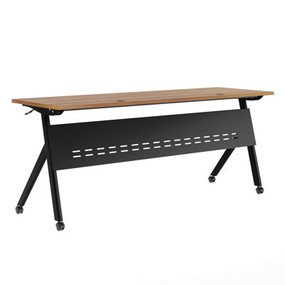 Commercial Nesting Flip Training Table With Steel Frame And Y-Legs