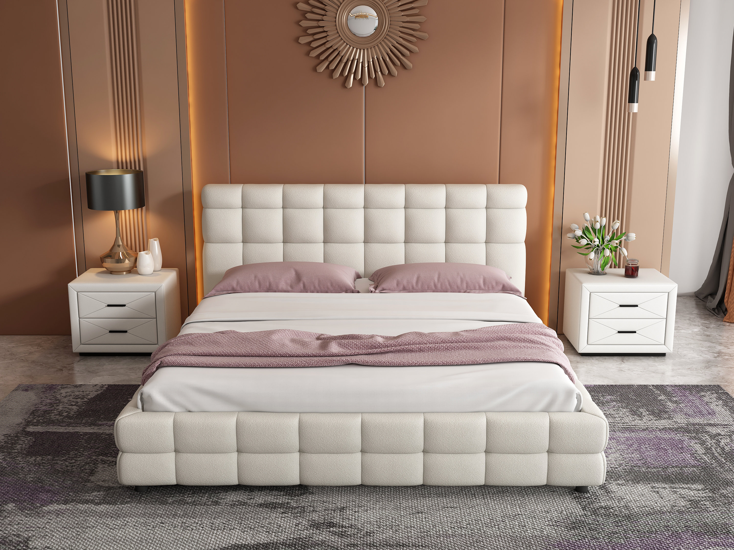 ZTOZZ Upholstered Platform Bed | Wayfair