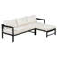 Outdoor L-Shaped Sofa With Iron Frame