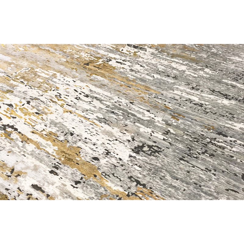Hand-Knotted High-Quality Gold Area Rug