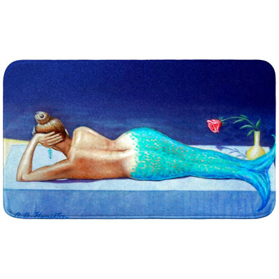 Tapis de bain Mermaid on Rock