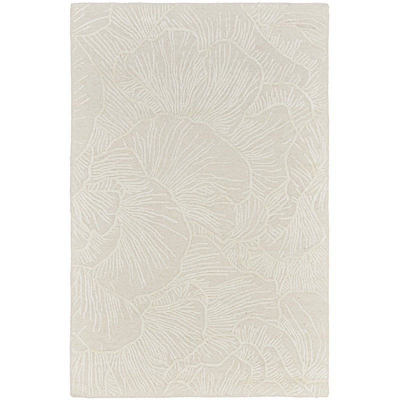 Gian Floral Handmade Area Rug, Rectangle 114 x 175 cm