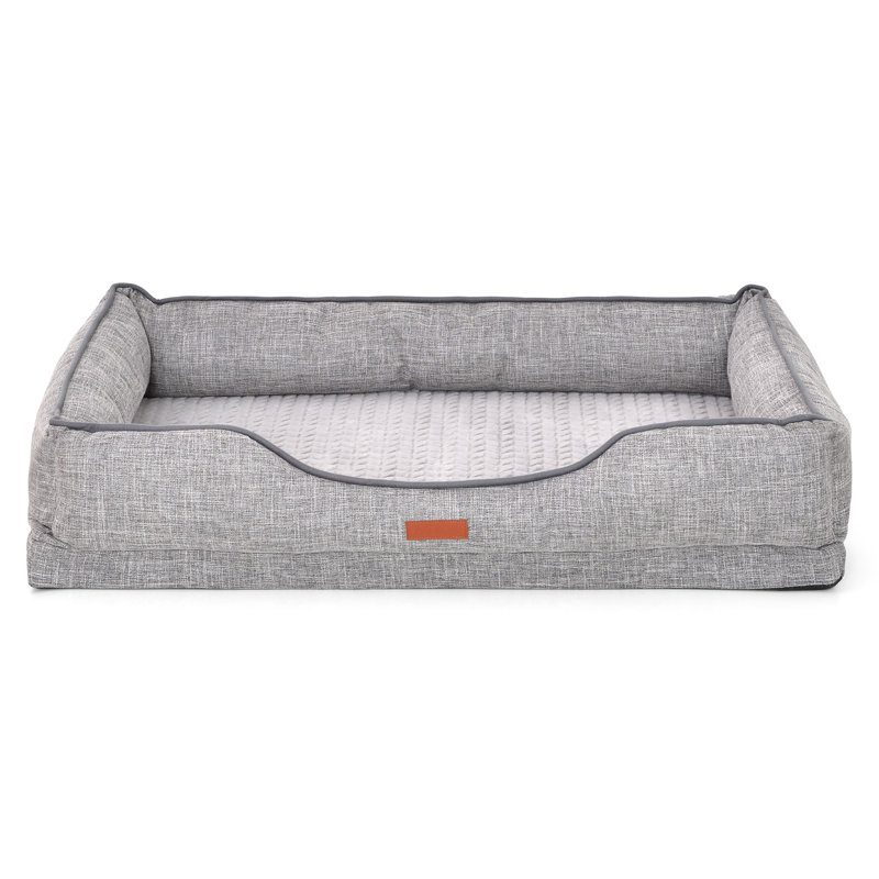 Bolste Orthopedic Polyester Pet Bed, 4cm H x 95cm W x 69cm D