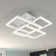 Radium 28-in Integrated LED Rectangular ETL Certified Semi Flush Ceiling Light