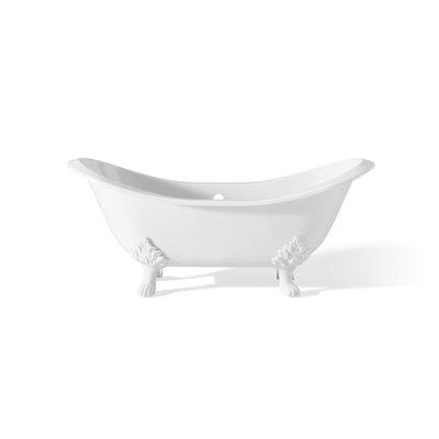Regency 72 " L x 31 " W Freestanding and Mounting / Installation Required Soaking Cast Iron Bathtub