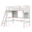 Chyleen Twin Size Loft Bed with Storage Shelves-558729409