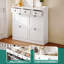 16-18 Pair Flip Down Shoe Storage