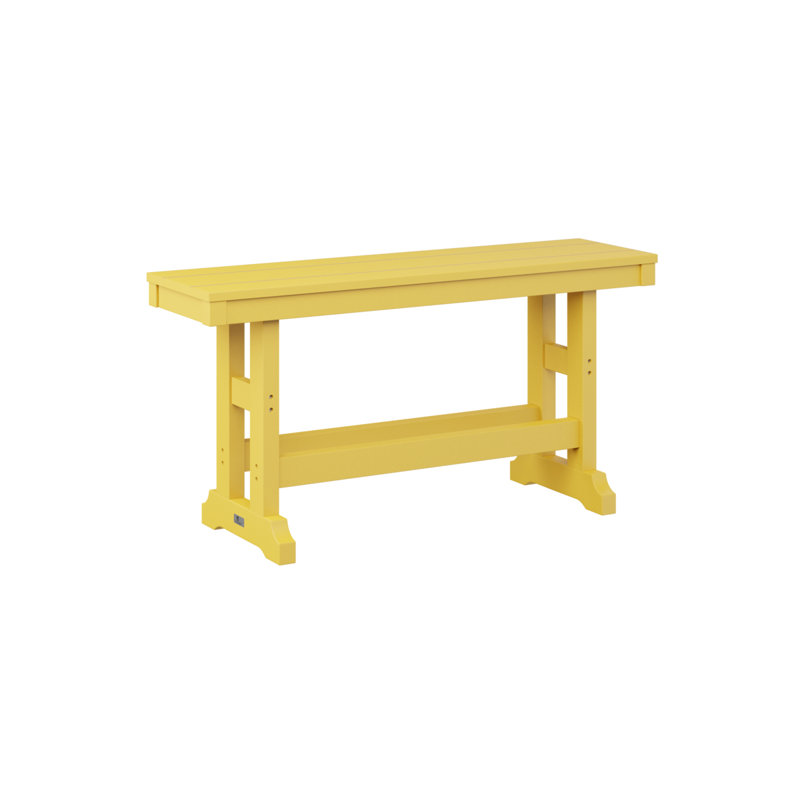 Banc de jardin berlinois 44 po Berlin Classic, H 23 po x l 44 po x P 12,5 po, Jaune soleil levant