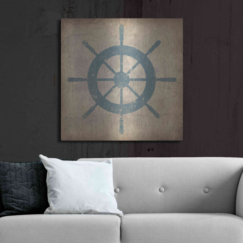 «Nautical Shipwheel» par Ryan Fowler, H 36 po x l 36 po