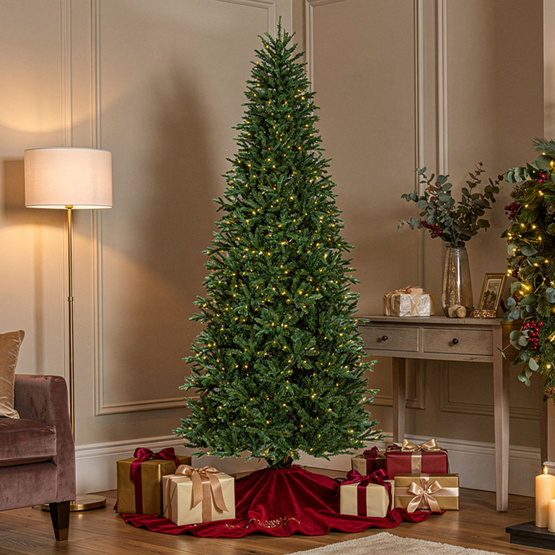 Sapin de Noël 9 pi pré-éclairé, 9'