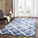 Dip Dye Hand Tufted Wool Geometric Rug