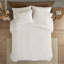Ensemble d'édredon en duvet synthétique Ruched-126579476