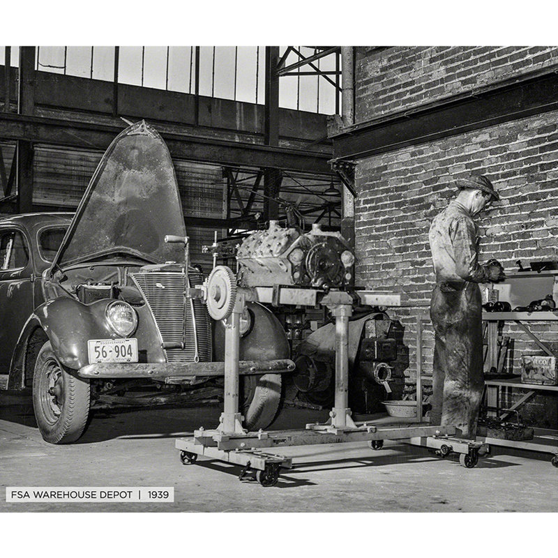 «FSA Warehouse Depot, Historic Atlanta», reproduction de photo sur toile tendue, H 20 po x l 24 po x P 1,5 po